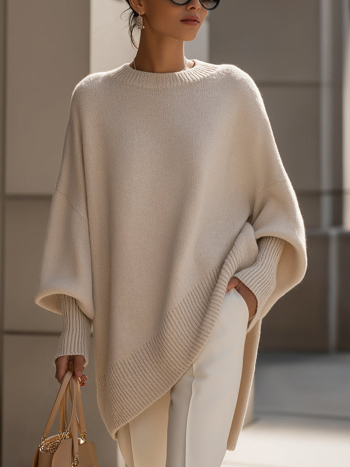 Jenna | Relaxed Knit Poncho