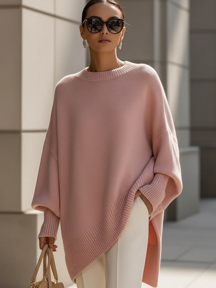 Jenna | Relaxed Knit Poncho