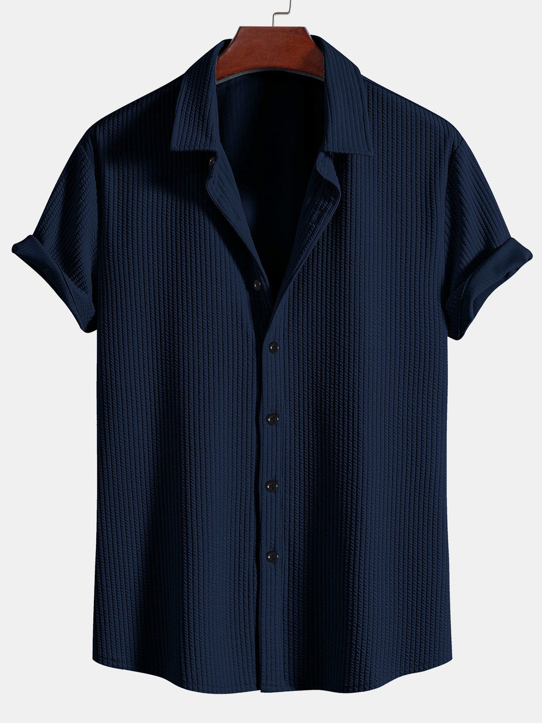 Noah | Textured Summer Shirt & Shorts Set