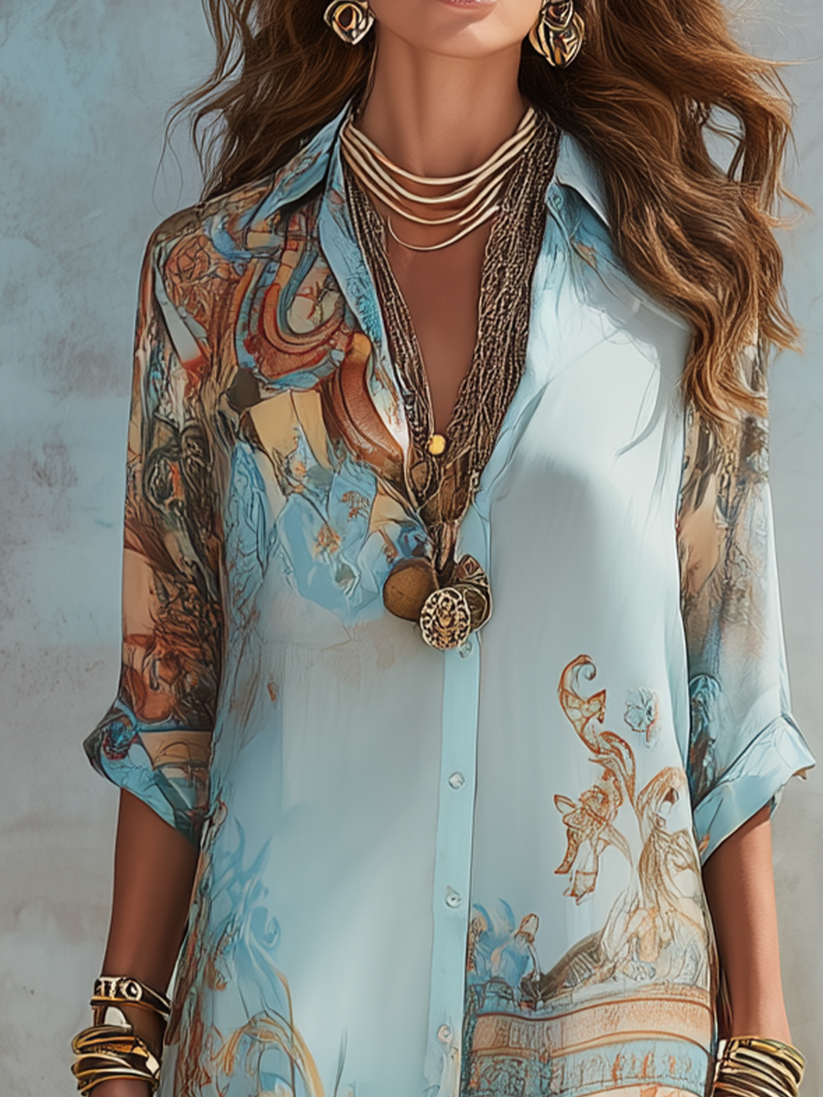 Amelia | Floral Baroque Dress
