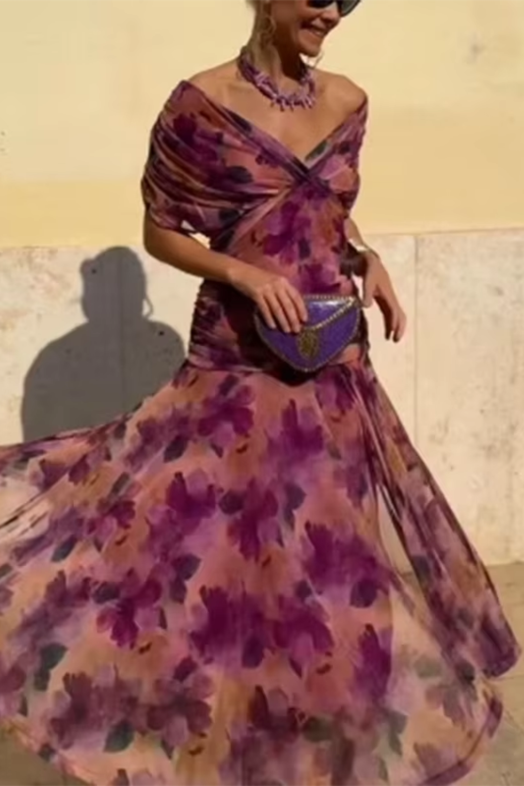 Chloe | Coral Evening Dress