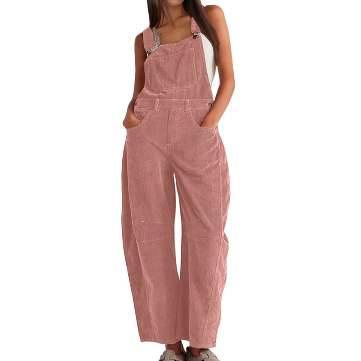 Alexis | Effortless Wide Leg Overalls Jumpsuit