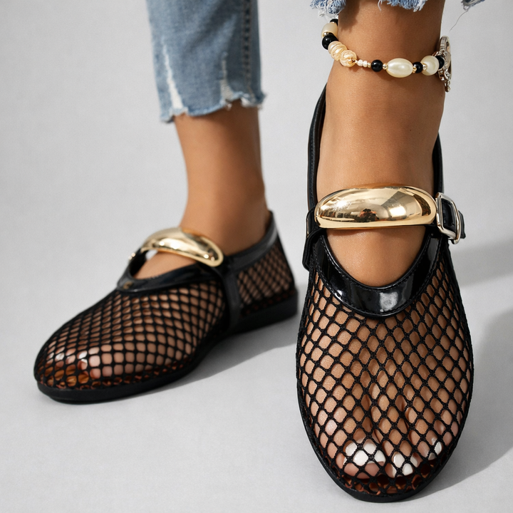 Briella | Elegant Mesh Loafers