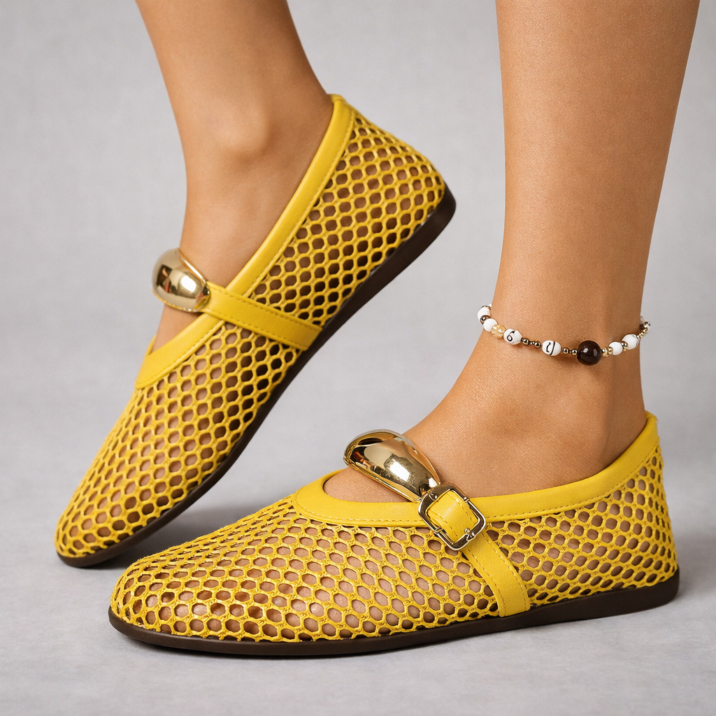 Briella | Elegant Mesh Loafers