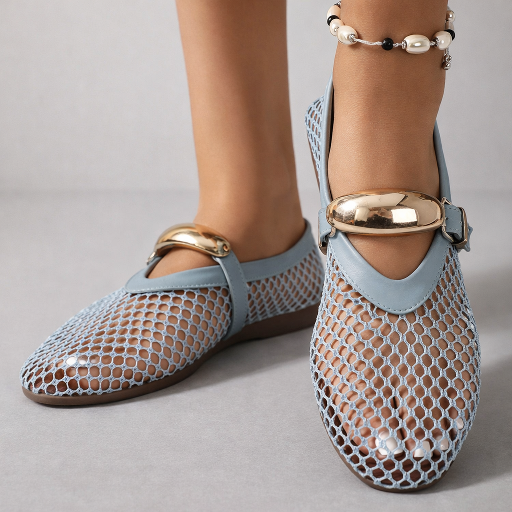 Briella | Elegant Mesh Loafers