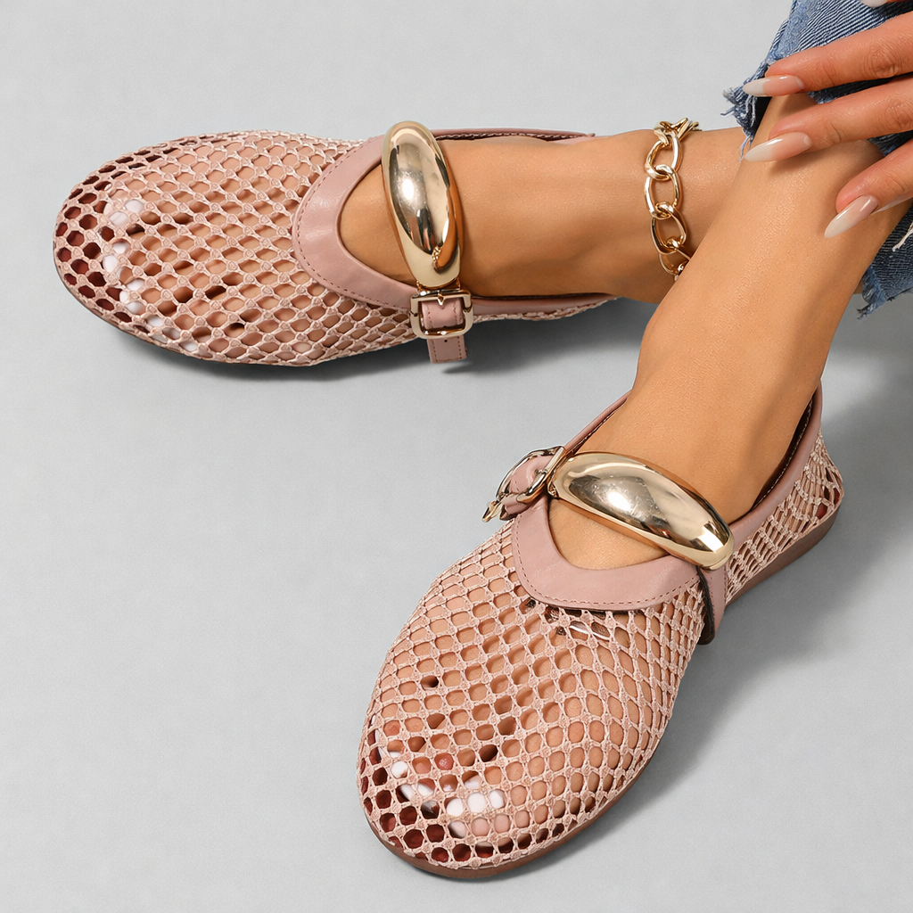 Briella | Elegant Mesh Loafers