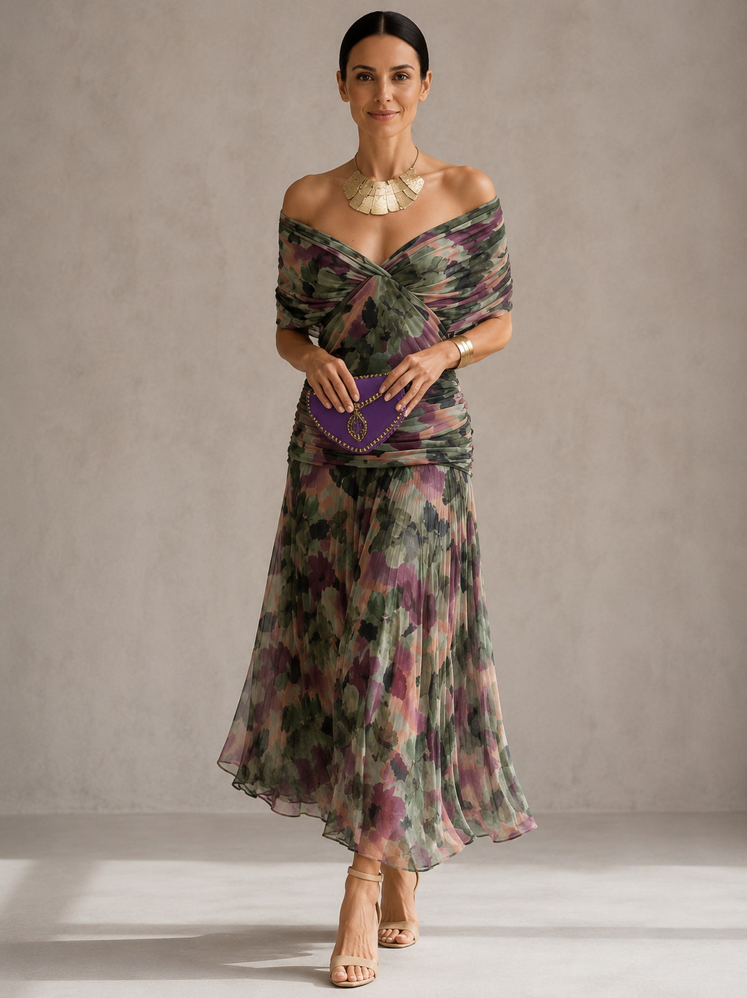 Chloe | Coral Evening Dress