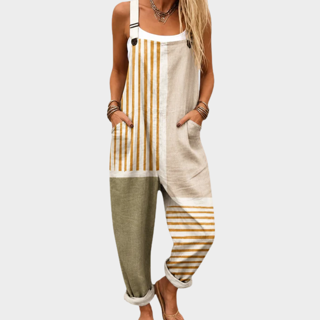 Quinn | Comfortable Printed Dungarees