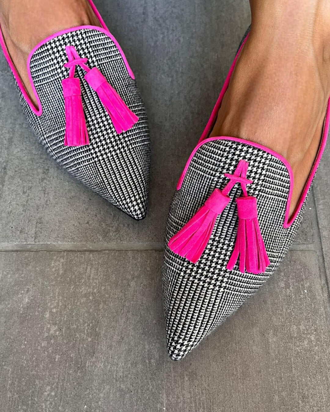 Mylah | Lace-up loafers with fluorescent fringing
