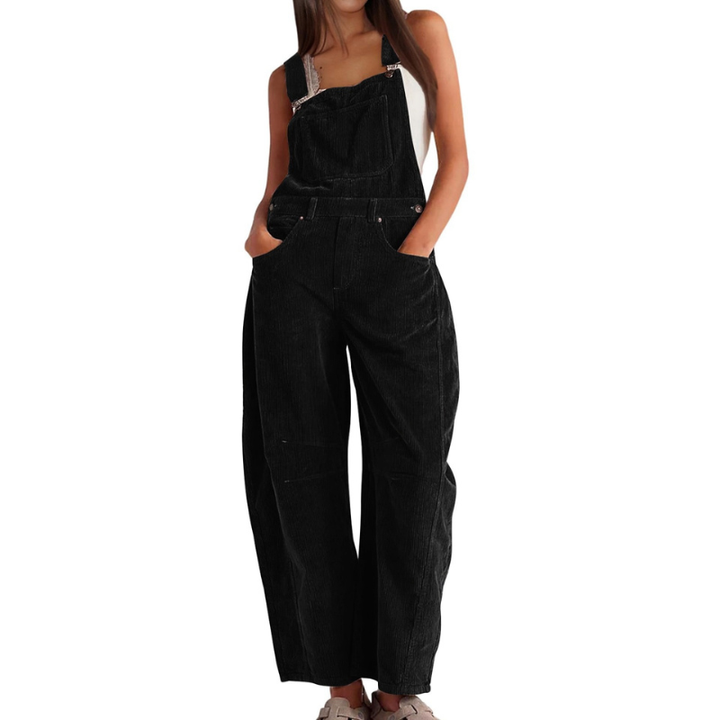 Alexis | Effortless Wide Leg Overalls Jumpsuit