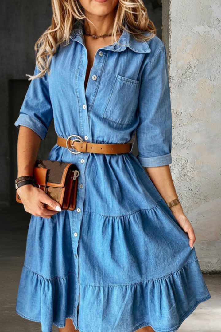 Willa | A casual yet elegant denim dress