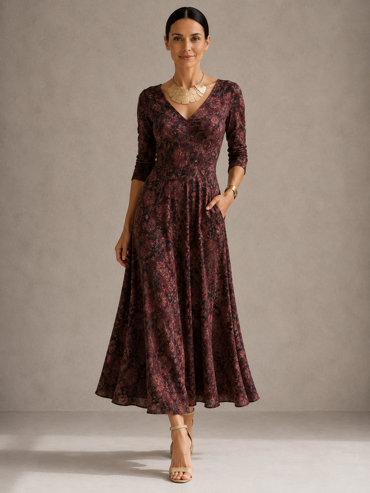 Sienna | Long Floral Dress