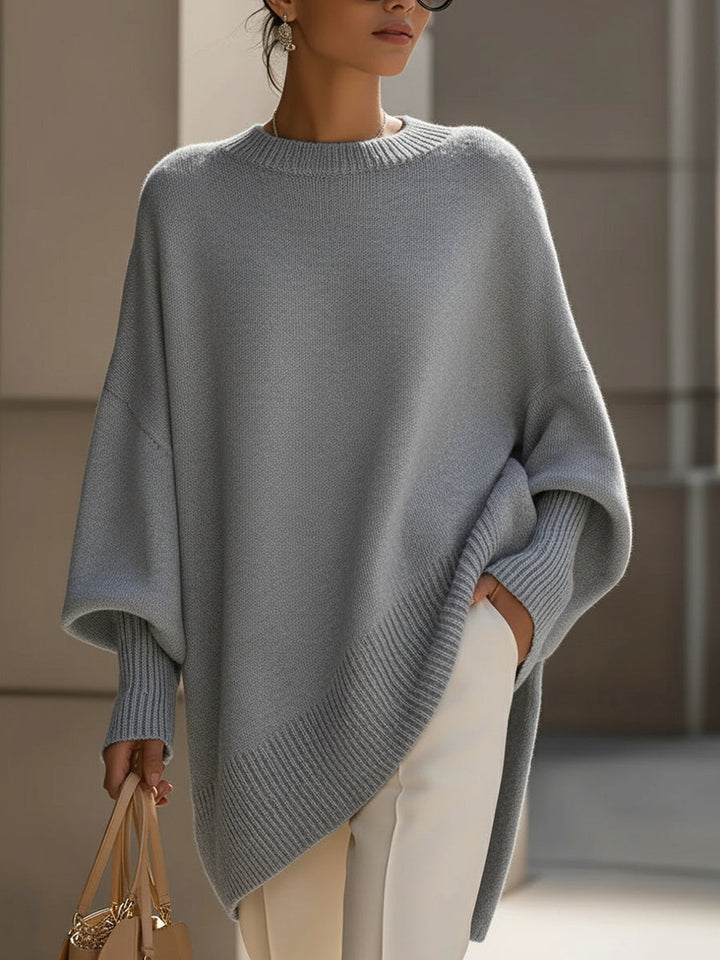 Jenna | Relaxed Knit Poncho