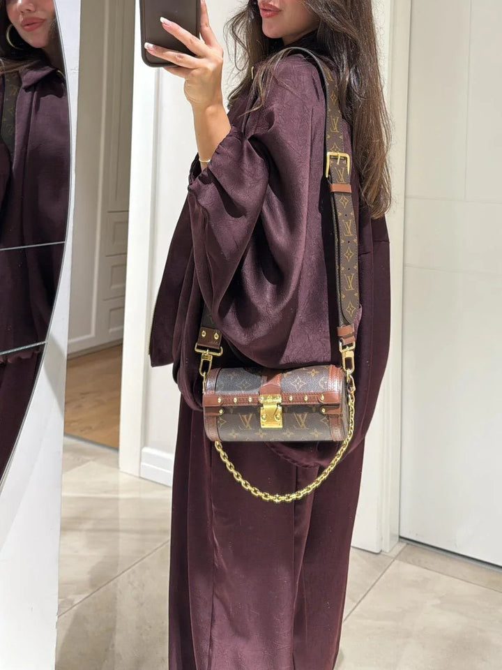Caroline | Jacket & Drawstring Pants Casual Two-piece Set