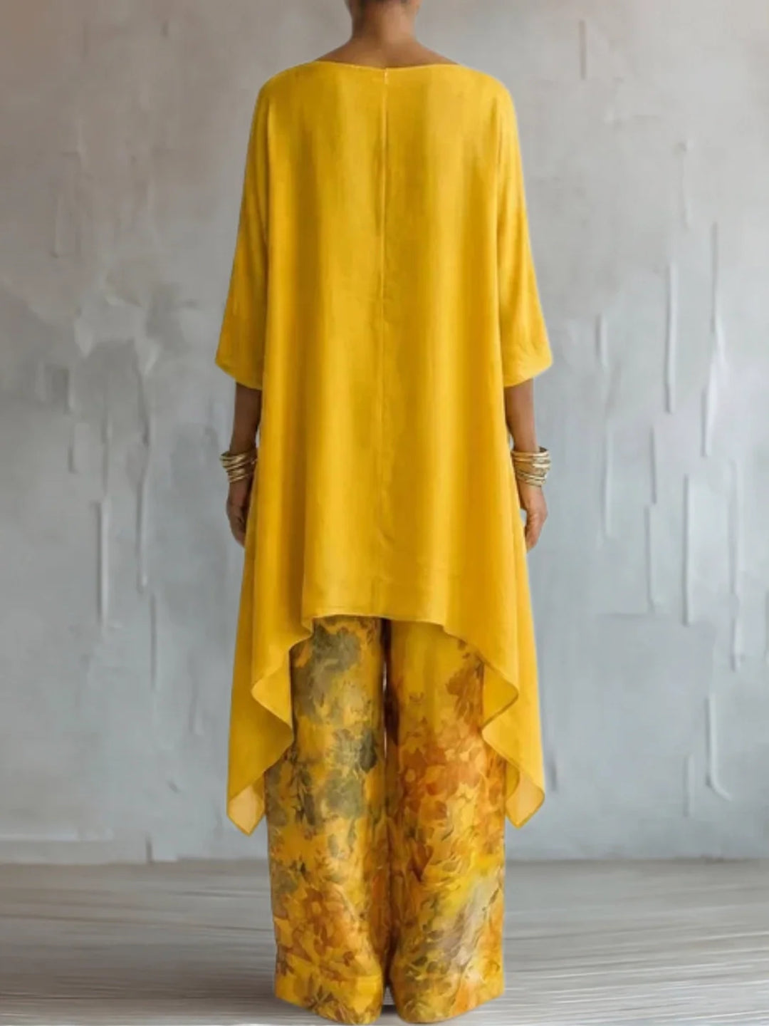 Brielle | Asymmetrical, Flowing Floral Outfit