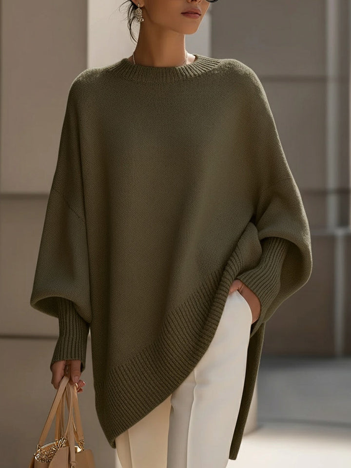 Jenna | Relaxed Knit Poncho