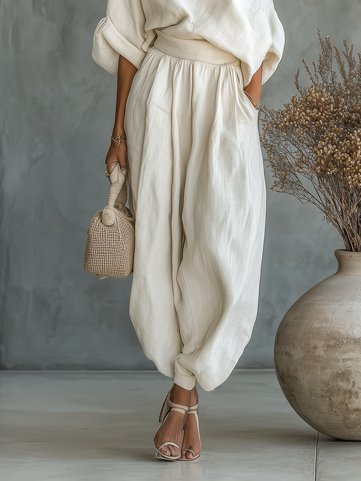 Mackenna | Relaxed Linen Blend Set