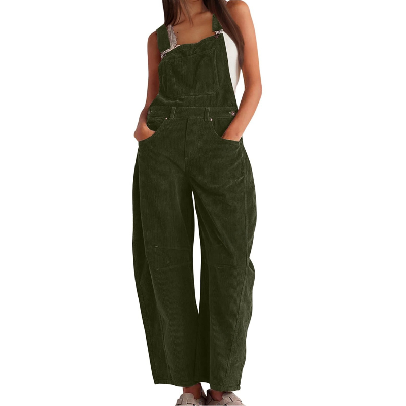 Alexis | Effortless Wide Leg Overalls Jumpsuit