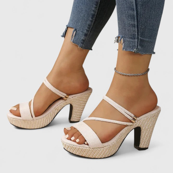 Evelyn | Summery Wedge Heel