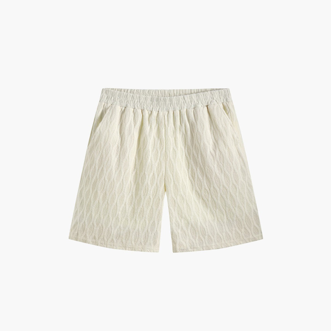 Barry | Premium Textured Cotton Summer Shirt & Shorts Set