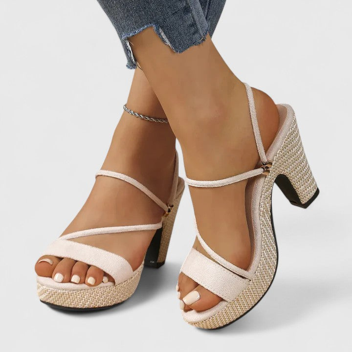 Evelyn | Summery Wedge Heel