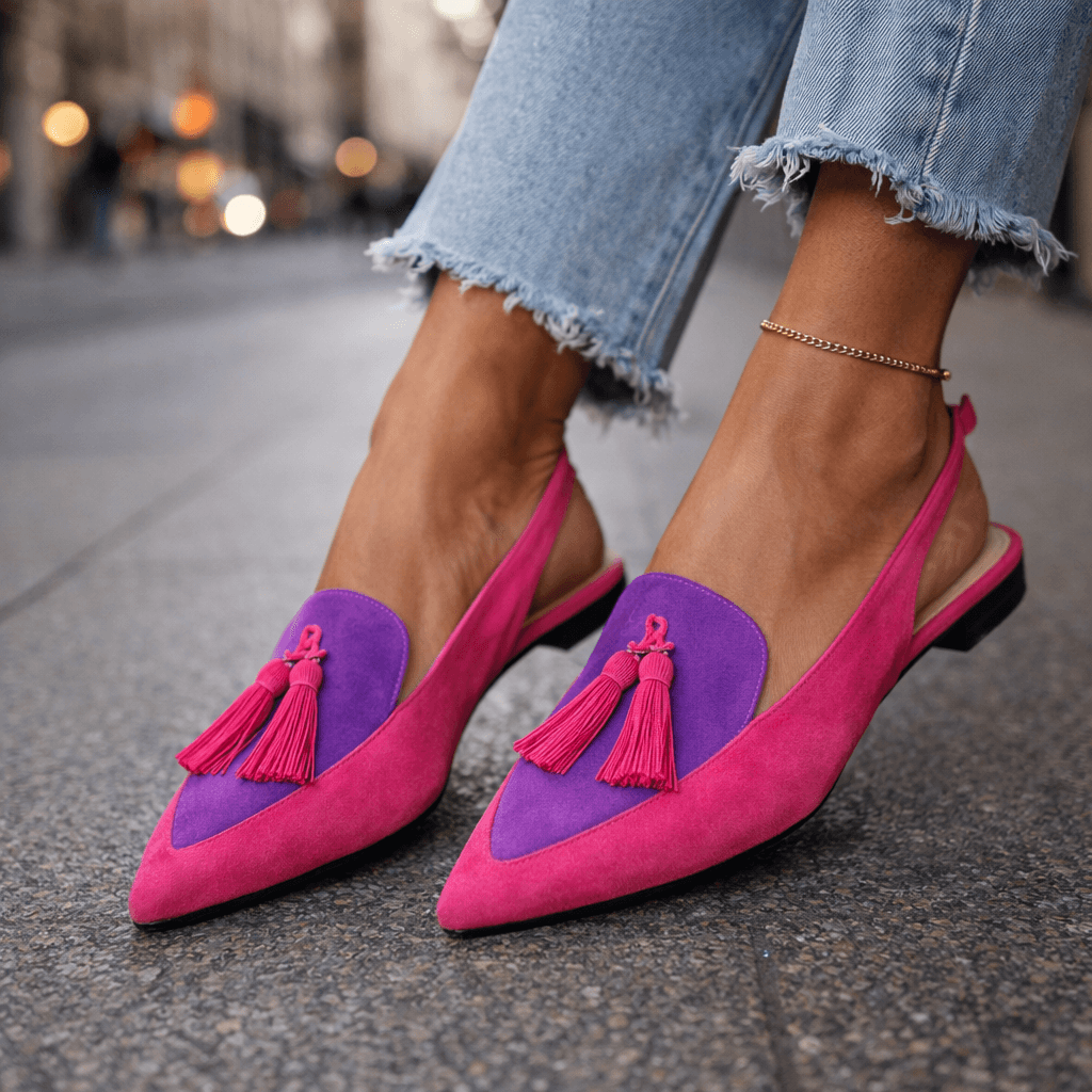 Lilliana | Elegant two-tone women’s mules