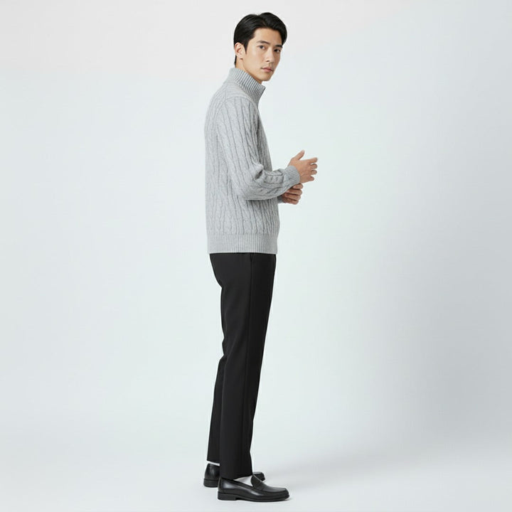 Benjamin | Refined Knit Pullover & Dress Pants Set