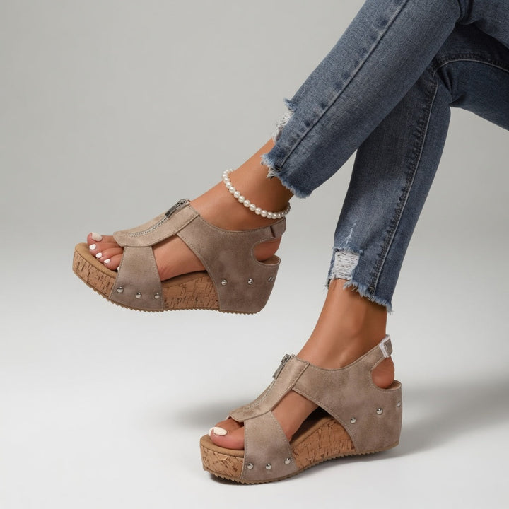 Rose | Bold Cork Sandal
