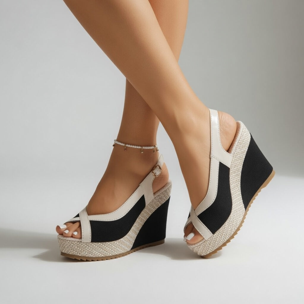 Kiara | Elegant Wedge Sandals