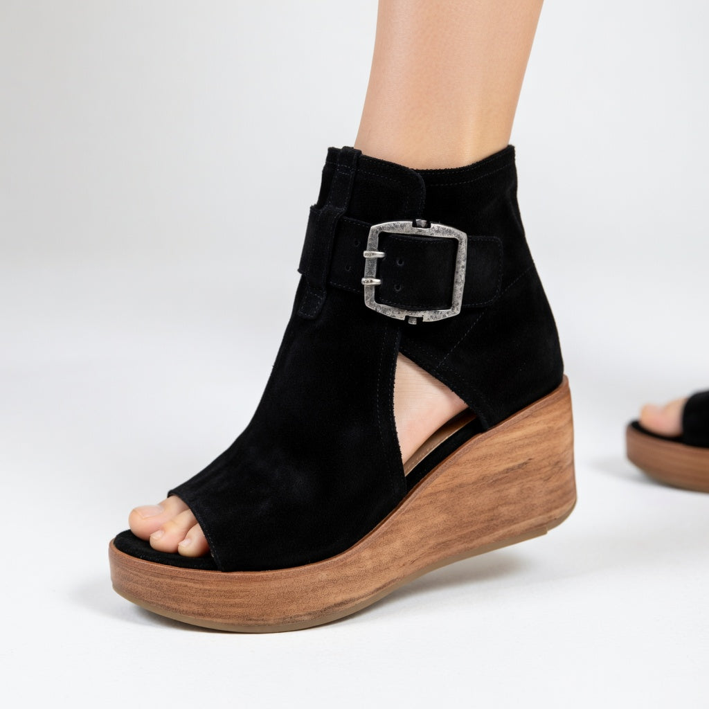 Aaliyah | Open Wedge Ankle Boot