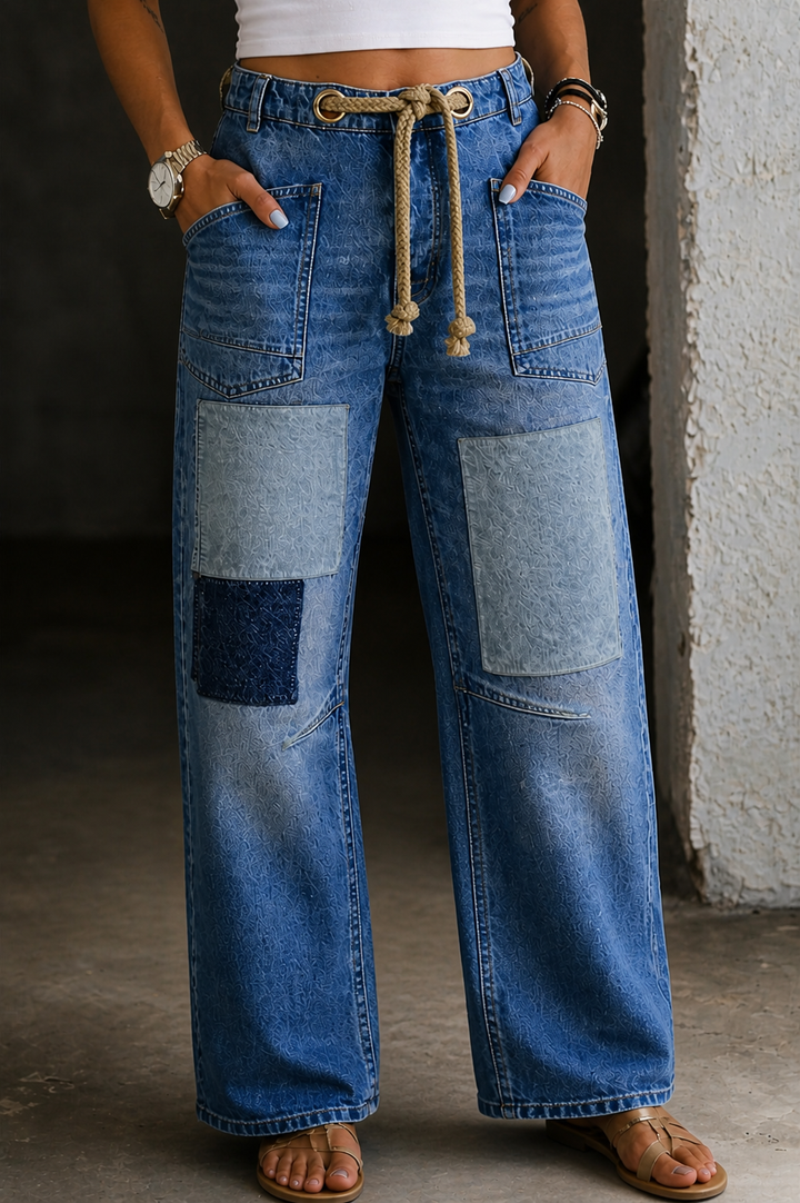Sloane | Patchwork jogging bottoms