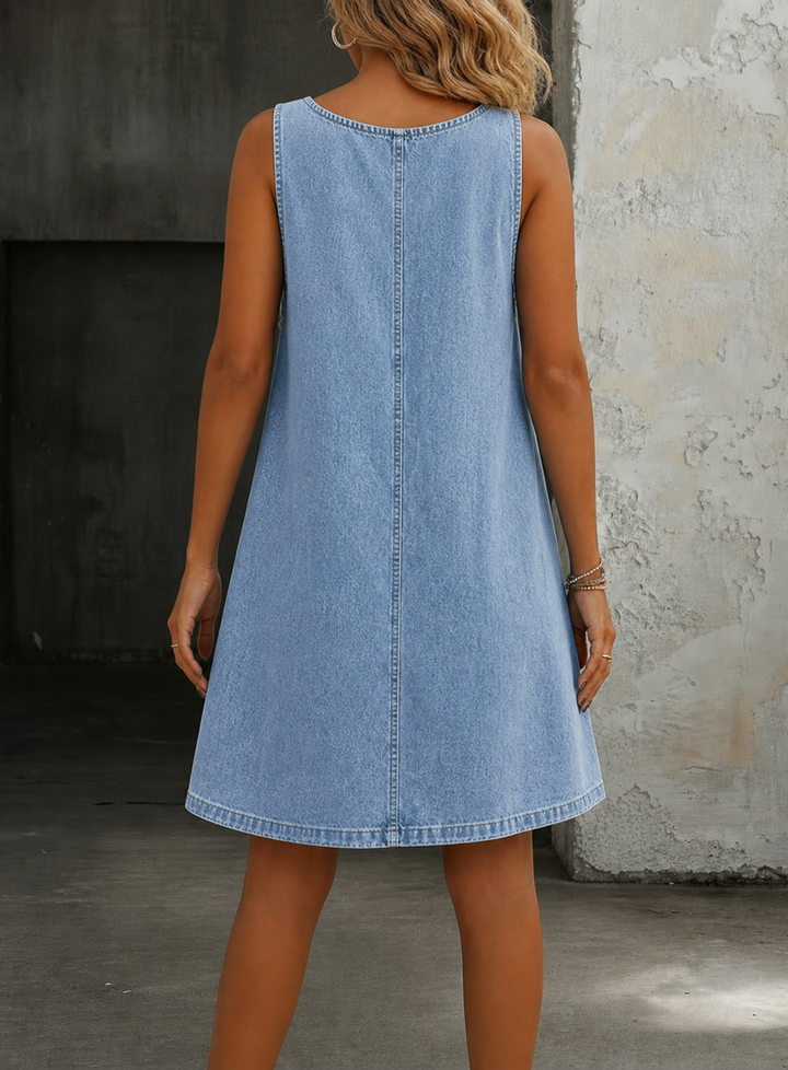 Kallie | Casual denim jumpsuit dress