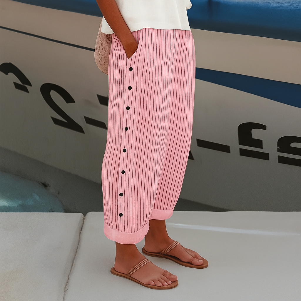 Sandrine™ | Linen trousers