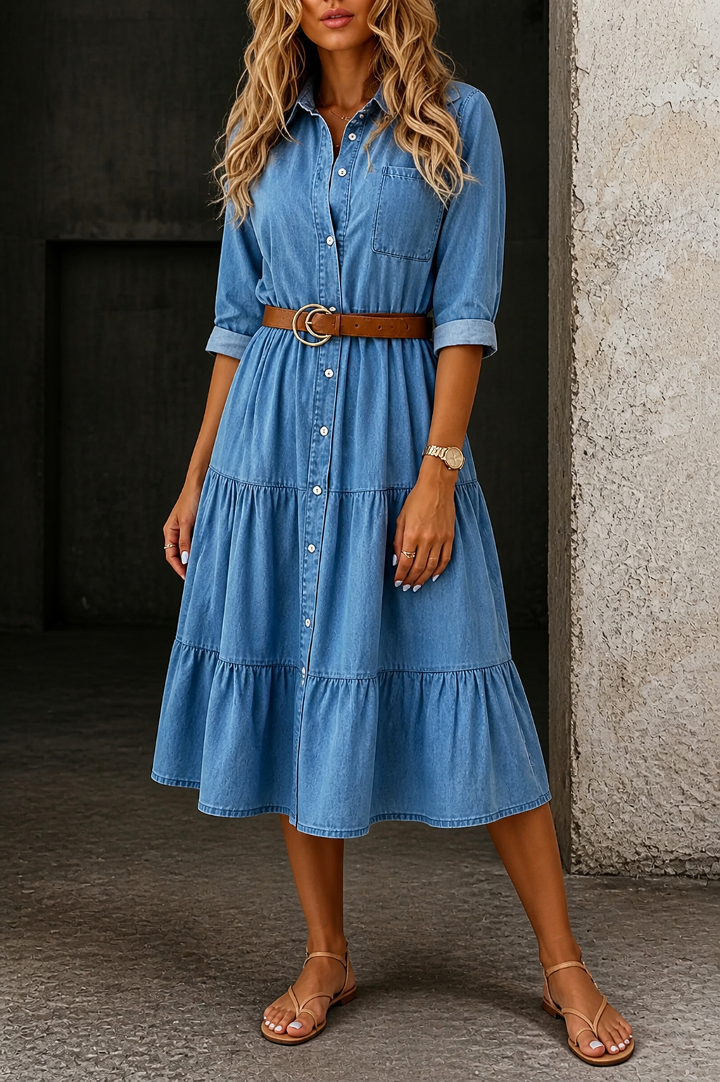 Willa | A casual yet elegant denim dress