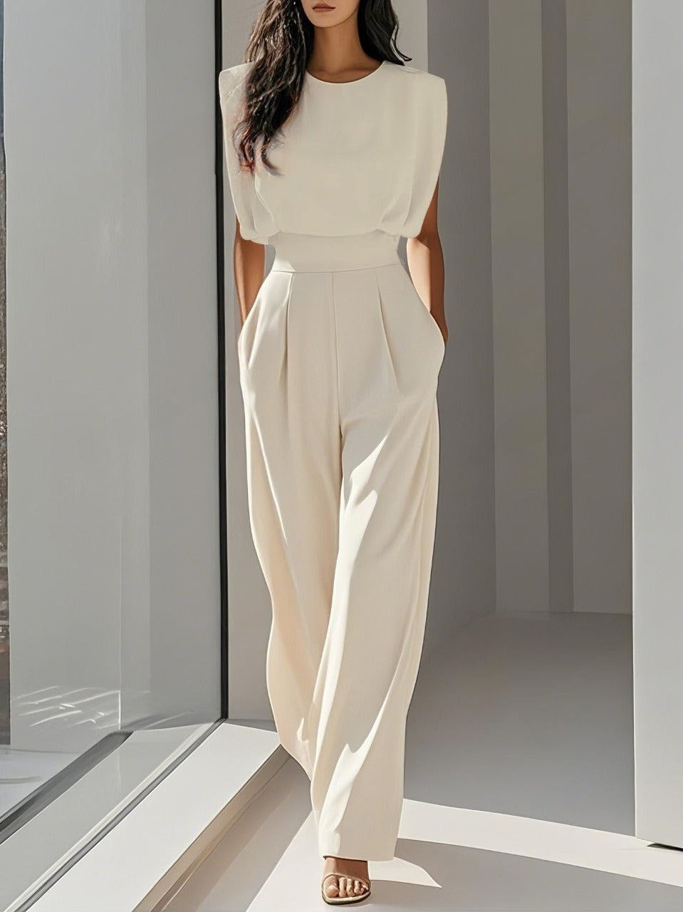 Brenda | Elegant Sleeveless Summer Jumpsuit