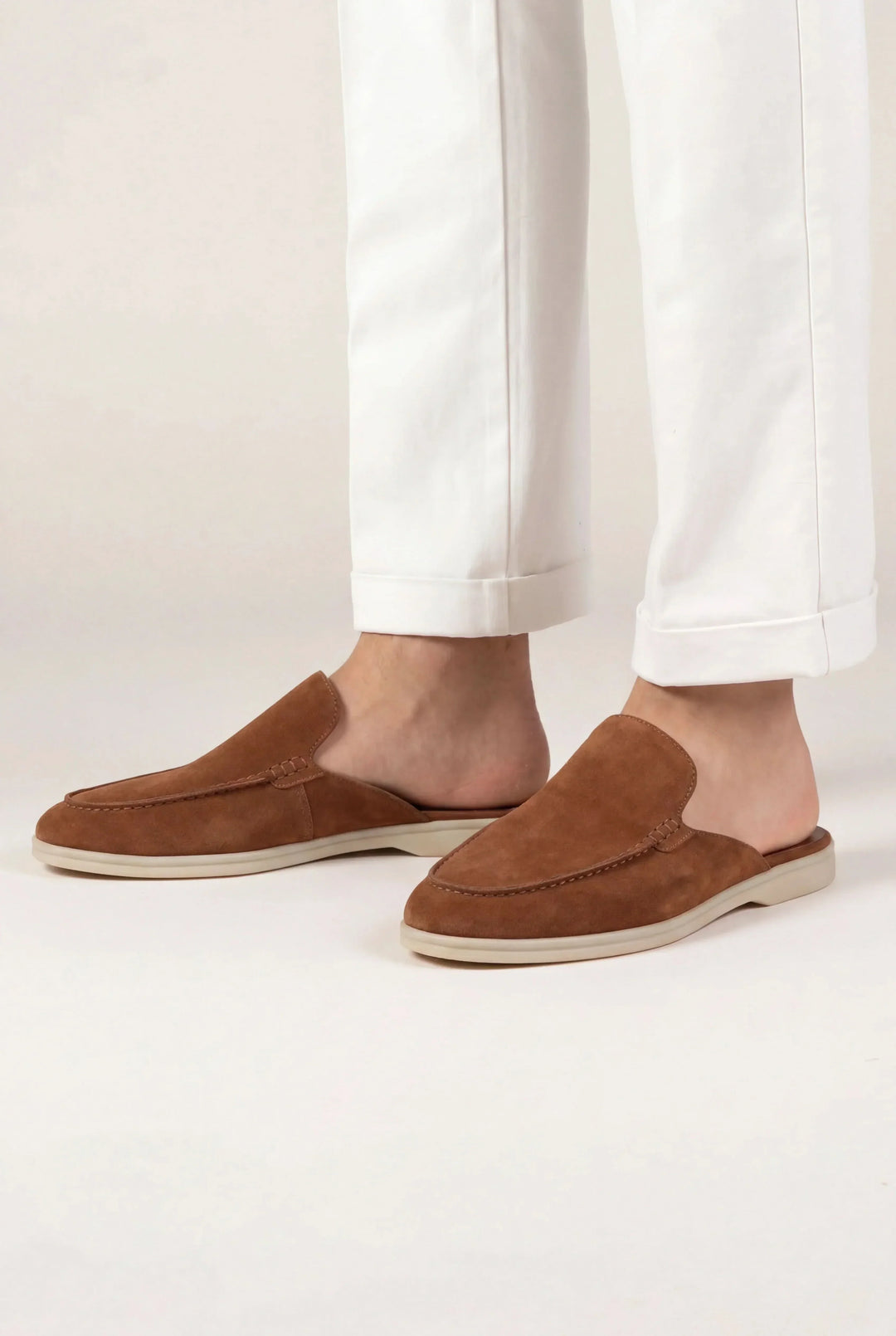 Anthony | Mule in Burgundy Suede
