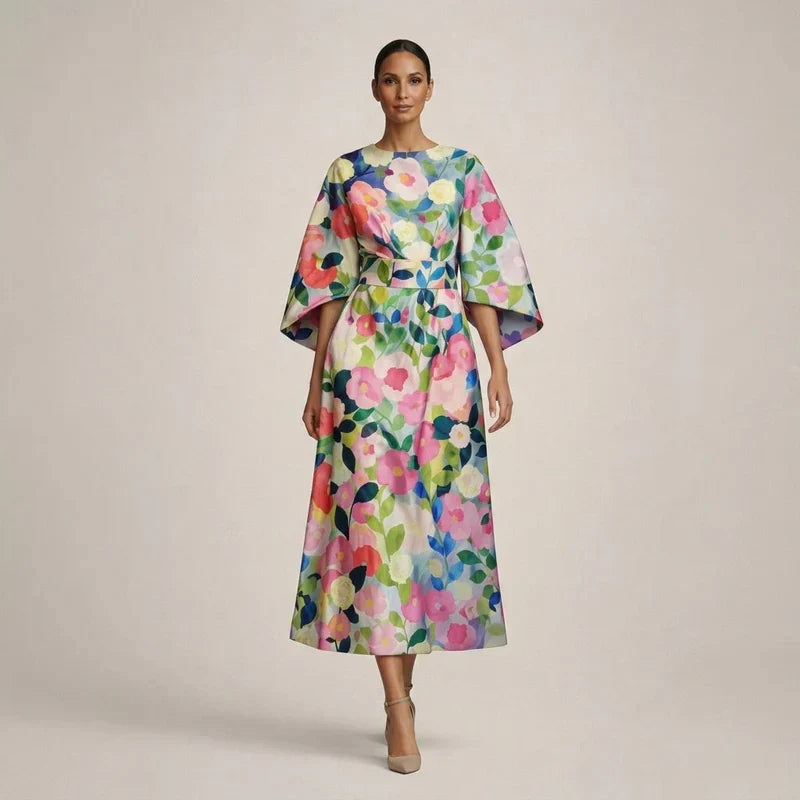 Jovie | Floral Midi Dress