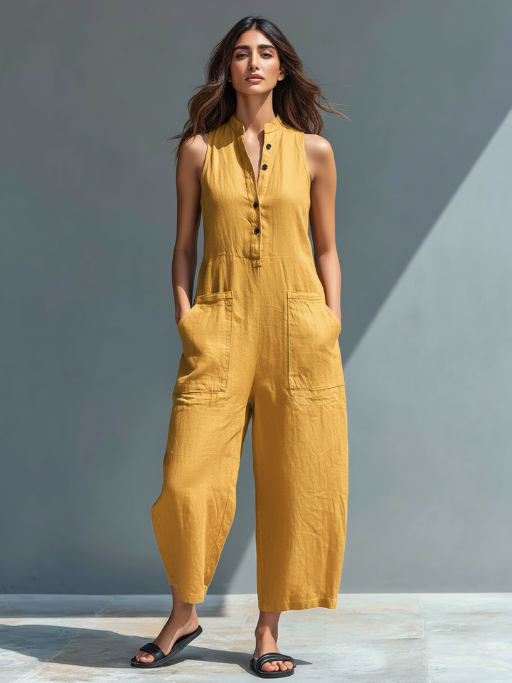 Ellery | Long, Flowing Jumpsuit with Pockets
