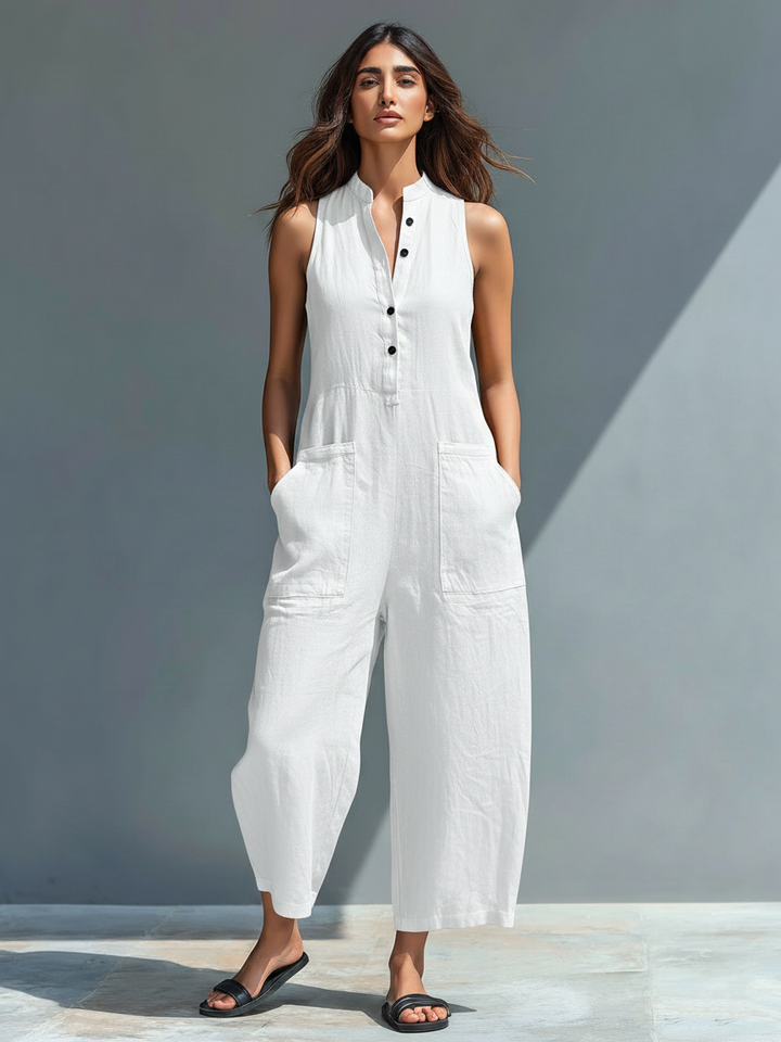 Ellery | Long, Flowing Jumpsuit with Pockets