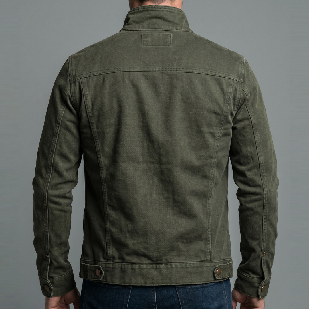 Patrick | Vintage Cotton Jacket with a Zip Fastening