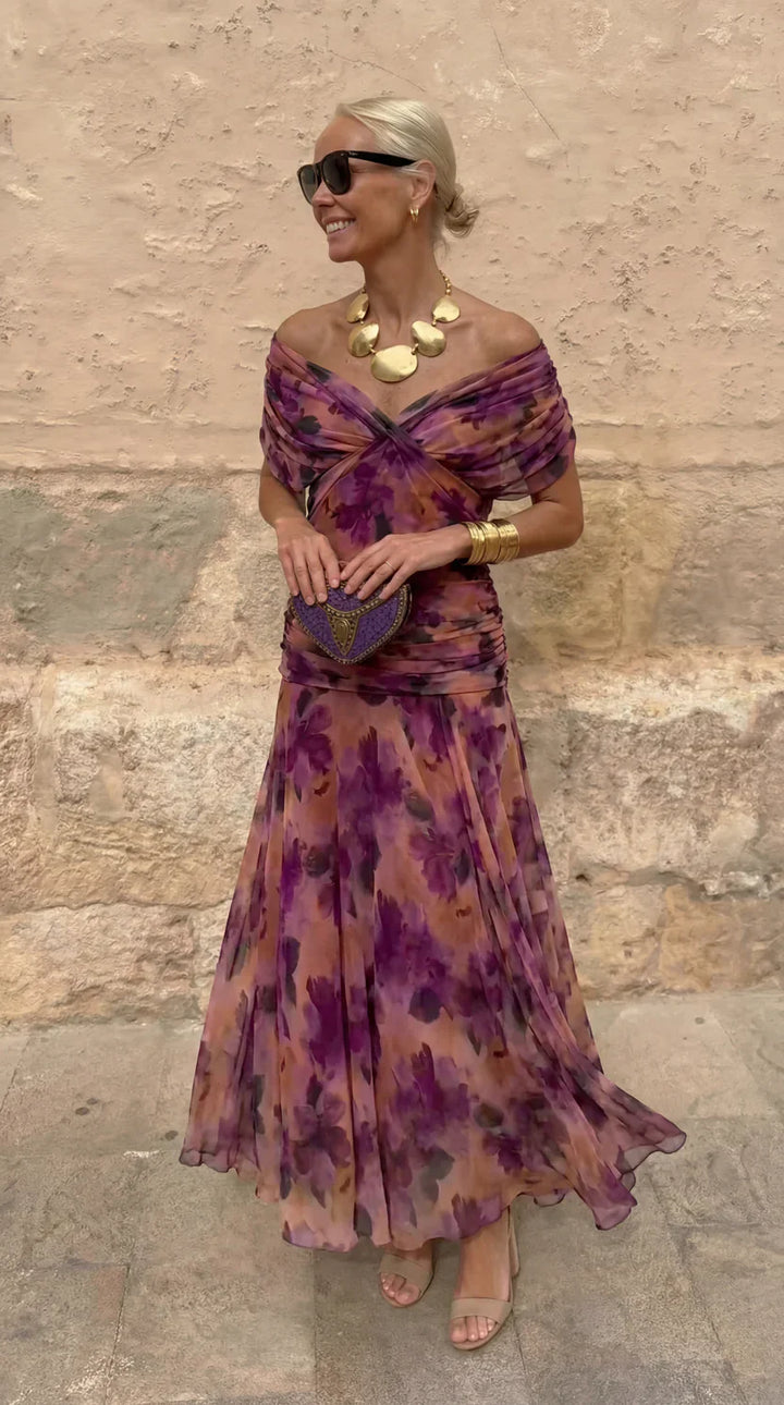 Chloe | Coral Evening Dress