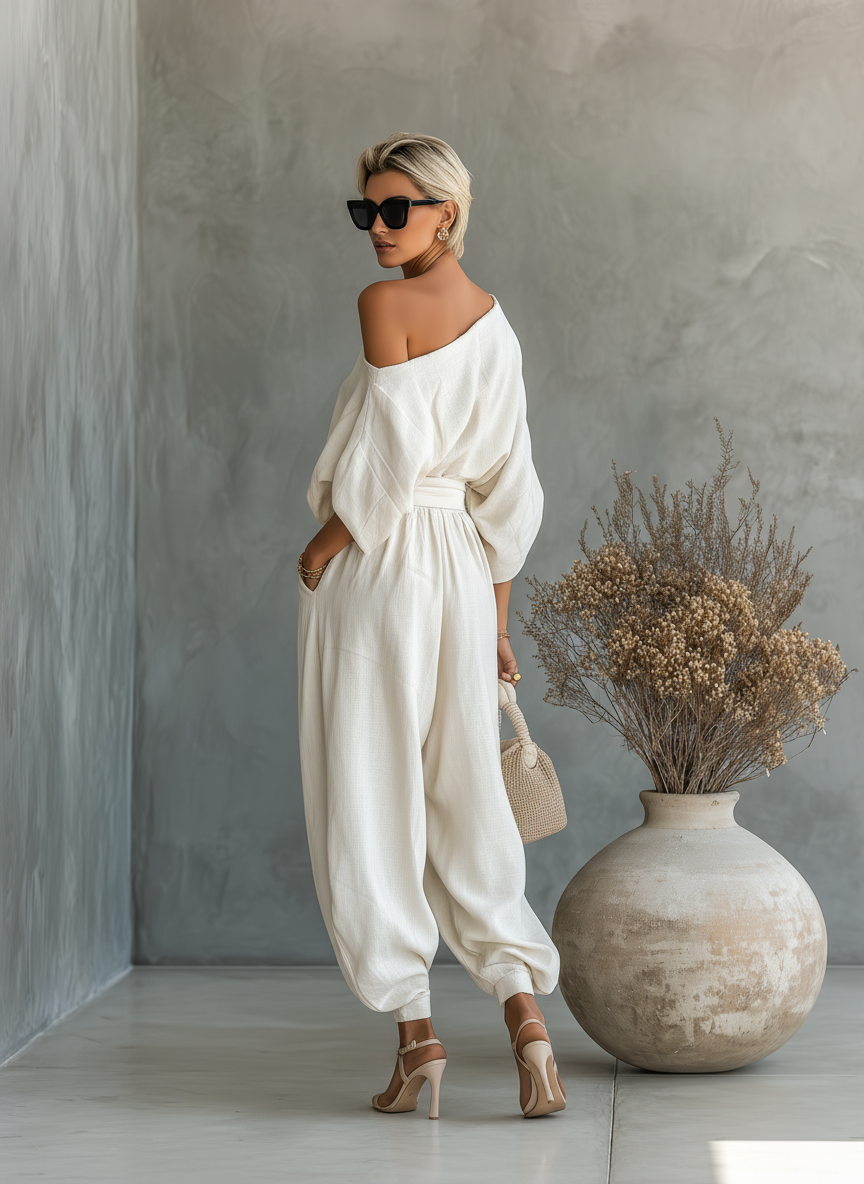Mackenna | Relaxed Linen Blend Set