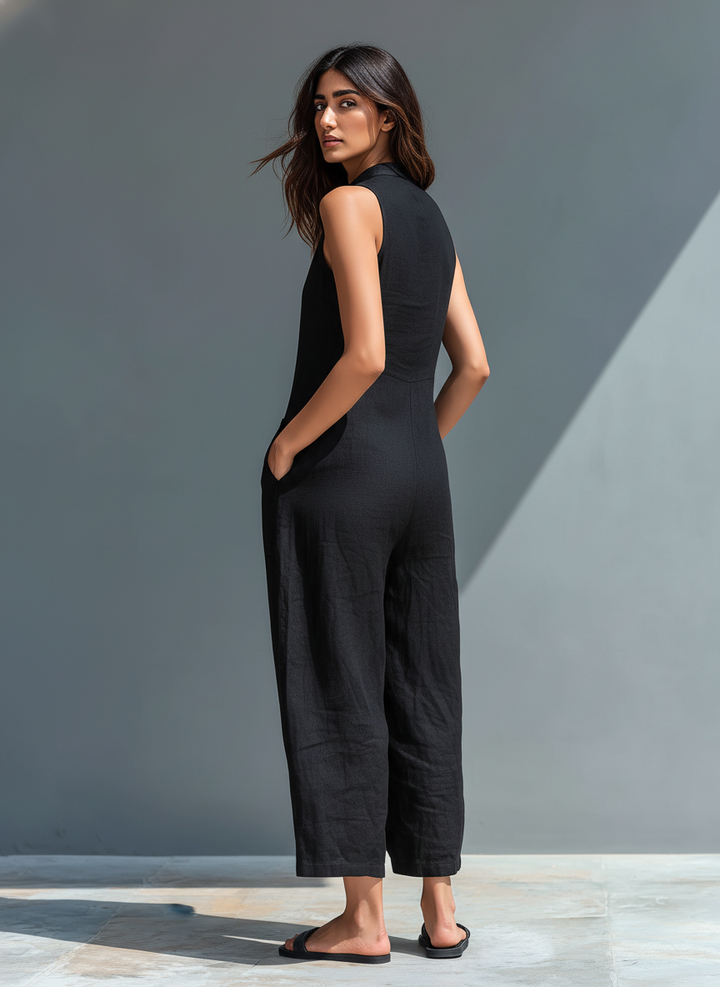 Ellery | Long, Flowing Jumpsuit with Pockets