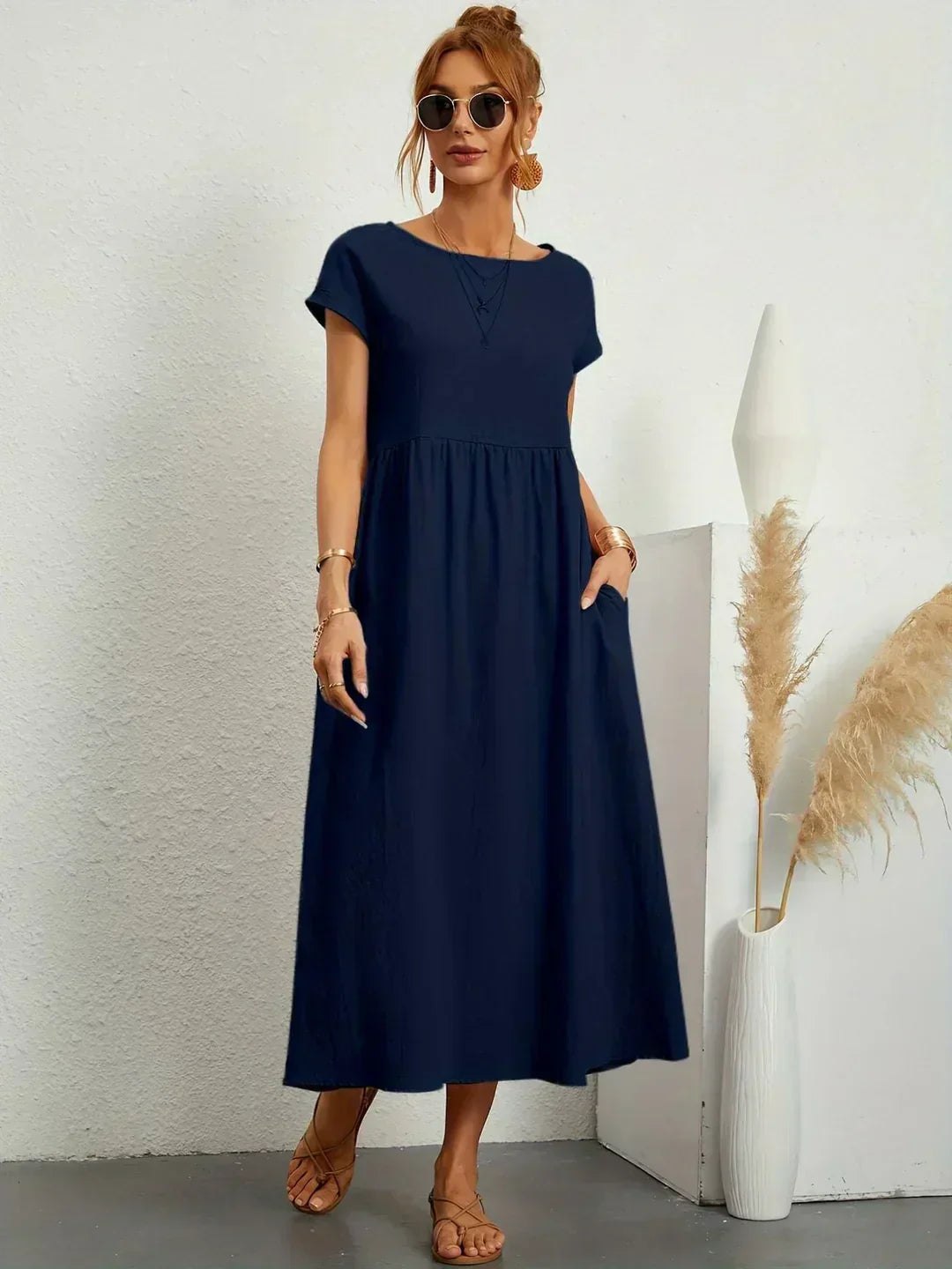 Leila | A Flowing Midi Dress