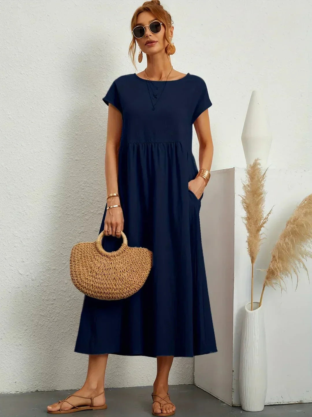 Leila | A Flowing Midi Dress