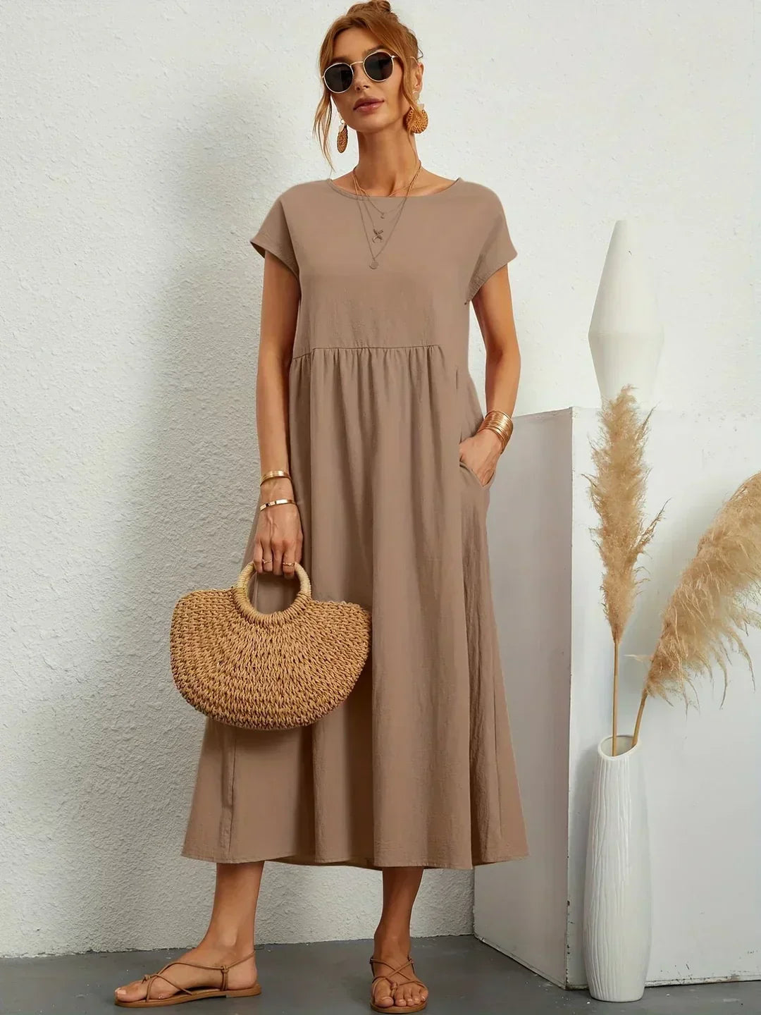 Leila | A Flowing Midi Dress