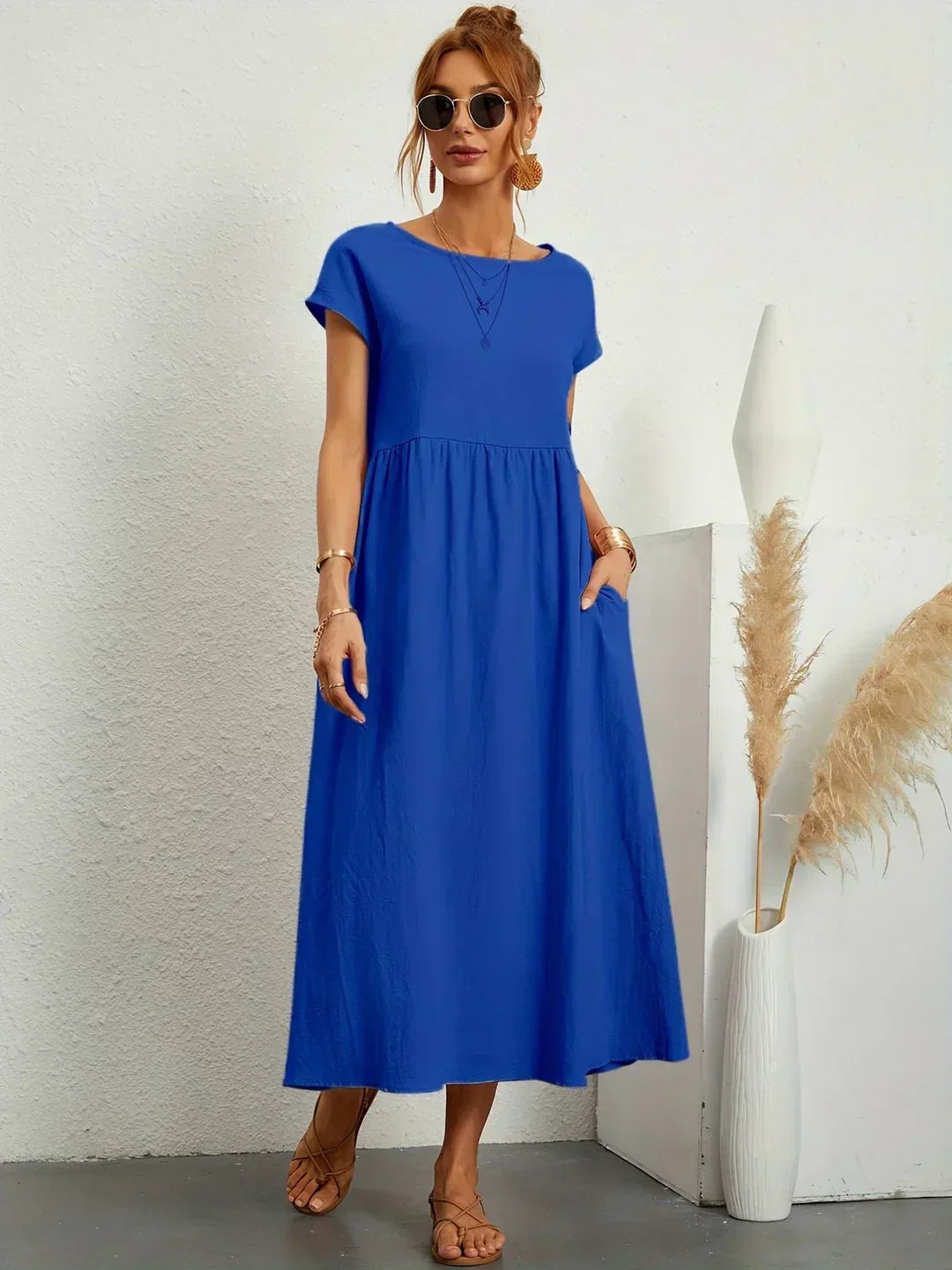 Leila | A Flowing Midi Dress