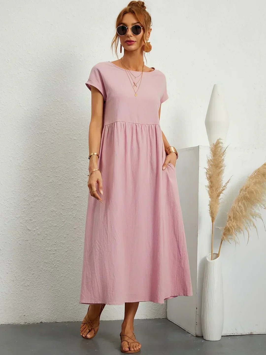 Leila | A Flowing Midi Dress