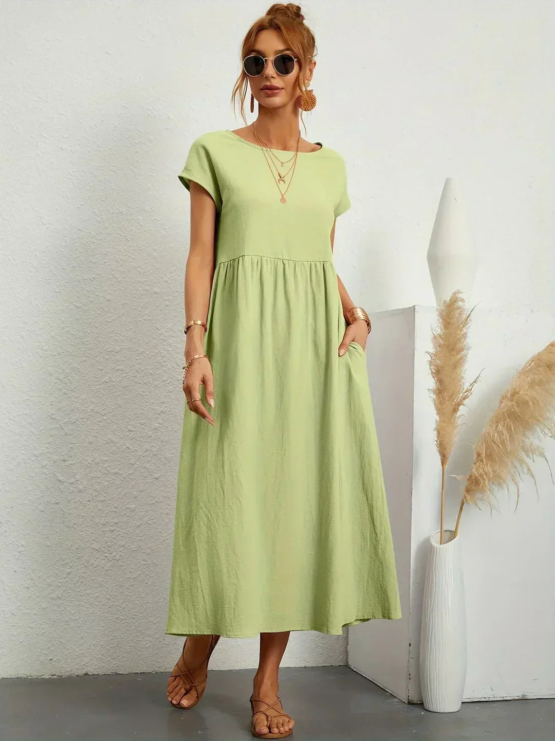 Leila | A Flowing Midi Dress