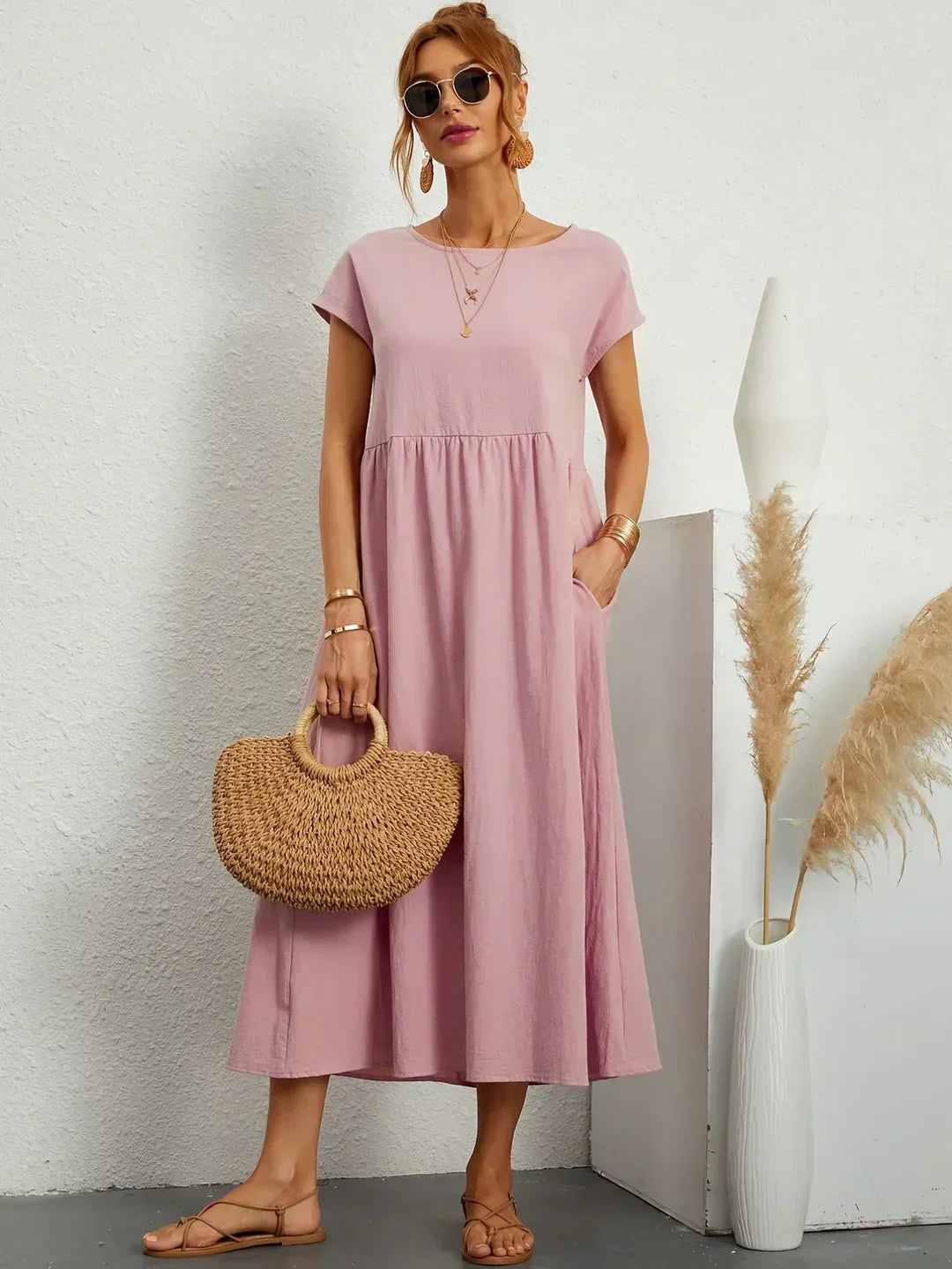 Leila | A Flowing Midi Dress